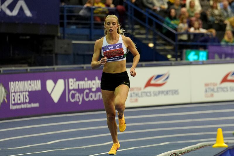 Keely Hodgkinson breaks indoor 800m world record as Andrew Coscoran breaks Irish record