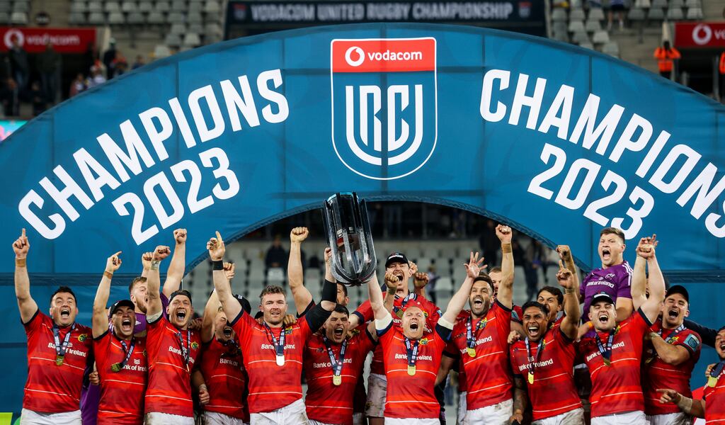 Munster are timing their run up the table nicely as they look to defend their URC crown. Photograph: Laszlo Geczo/Inpho