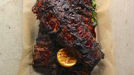 Glazed baby back ribs