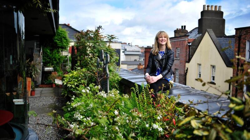 Orlaith Ross from Making Space, pictured on the Ark roof garden in Temple Bar,  will be conducting secret garden tours in Dublin during the Bloom Fringe Festival