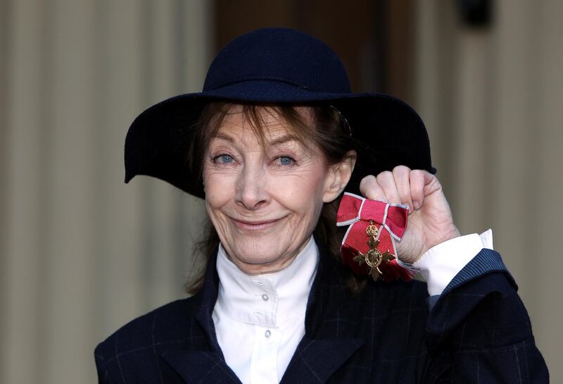 Jean Marsh with her OBE medal in 2012. Photograph: Sean Dempsey/PA Wire