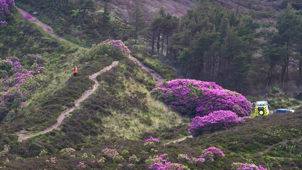 The scene of where the hill walkers were rescued. Photograph: SEMRA/facebook