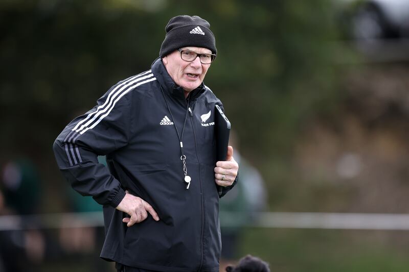Assistant coach Mike Cron looks on during a New Zealand Black Ferns training session. Photograph: Phil Walter/Getty