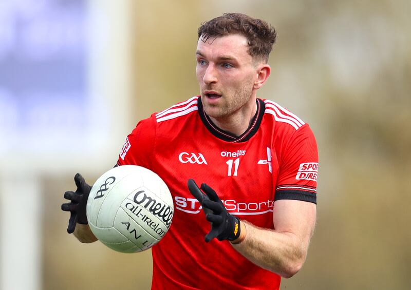 Louth's Sam Mulroy is not concerned about perceptions of the team's place in the pecking order. Photograph: Grace Halton/Inpho