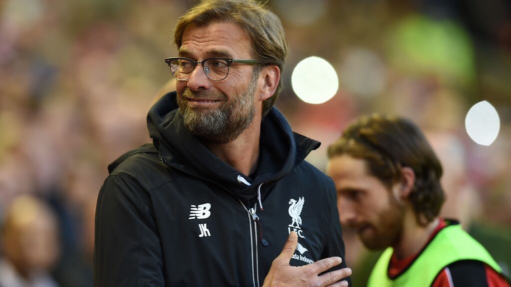 Liverpool manager Jürgen Klopp doesn’t believe his side’s opponents, Newcastle United, look like a relegation team. Photograph: Getty Images