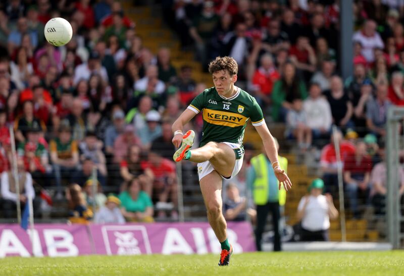 Kerry's David Clifford in action against Cork. Photograph: Bryan Keane/Inpho
