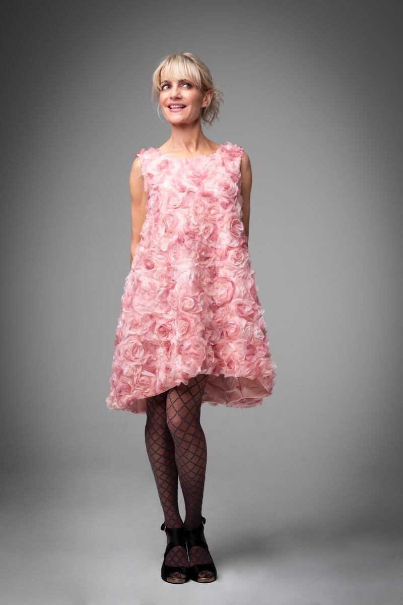 Pink flower mini dress €80 from Om Diva. Photograph: Barry McCall
