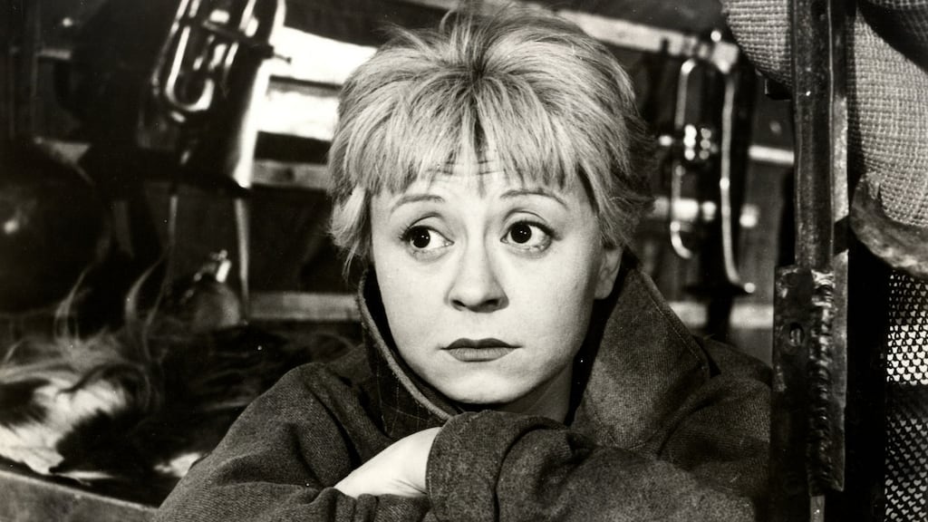 Giulietta Masina in Federico Fellini’s La Strada (1954)