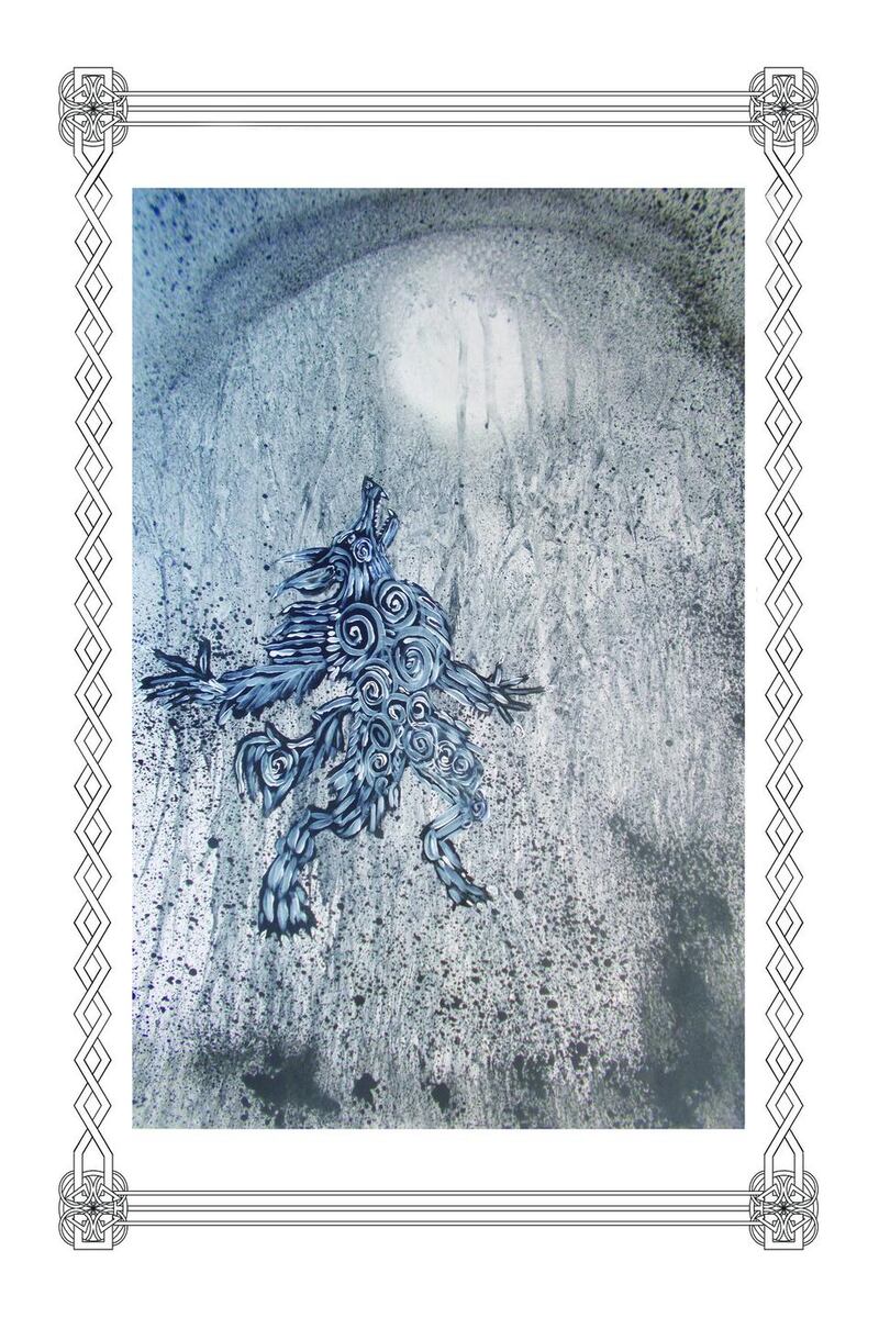 An illustration from Irish Gothic by Steve Lally