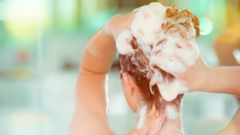 In hair care, silicone works to fill in cracks in the surface of the hair, leaving it silky and less prone to frizz.