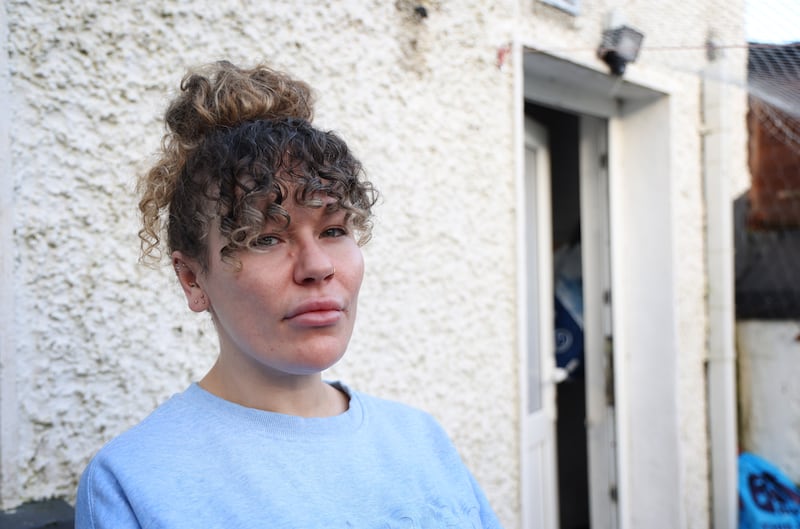 Oriel Corway at her rented home