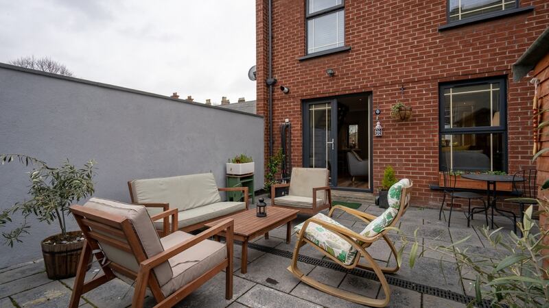 The garden at 15 Percy Lane.