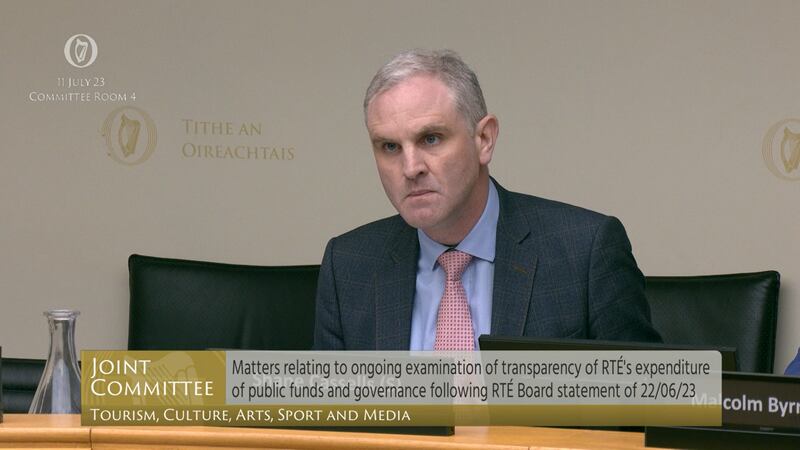 Fianna Fáil Senator Shane Cassells. Photograph: Oireachtas TV
