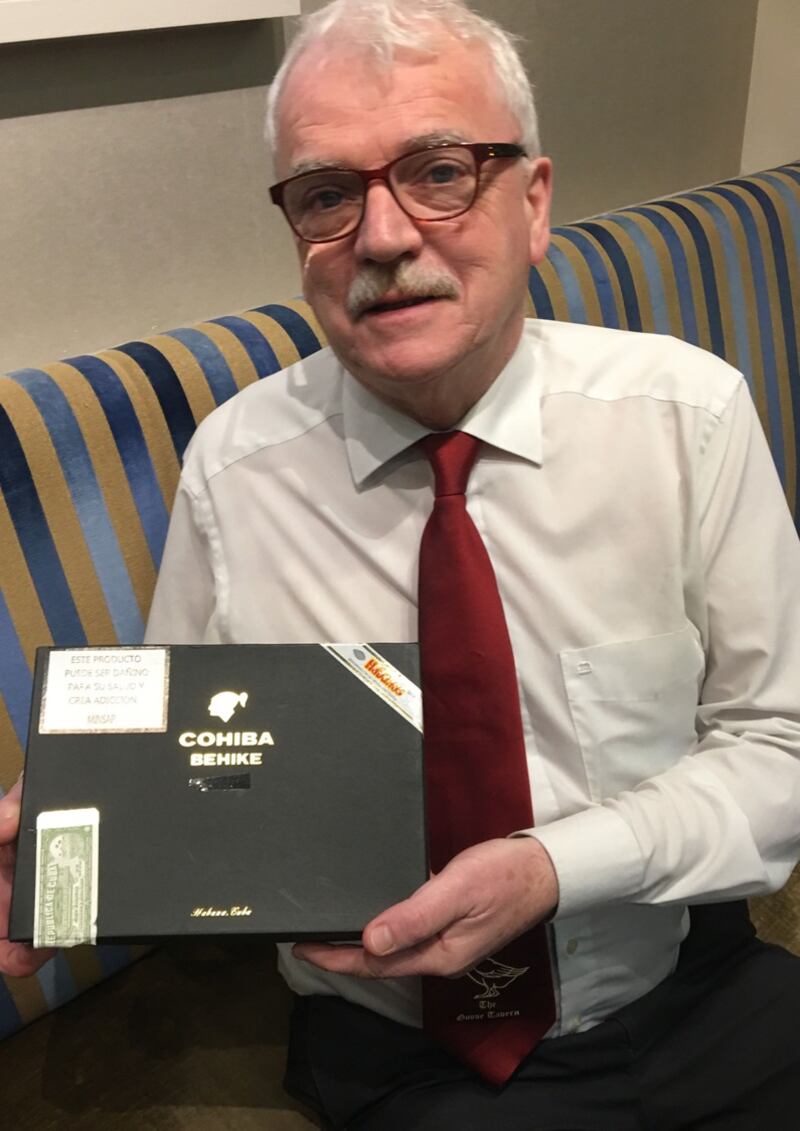Finian McGrath is to be sent to Cuba for the annual St Patrick’s Ministerial airlift, and is celebrating in advance