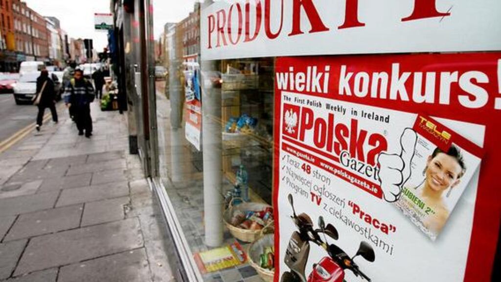 13,794 The number of Polish migrants who registered to work or access public services in the State during 2009, down from 42,553 in 2008