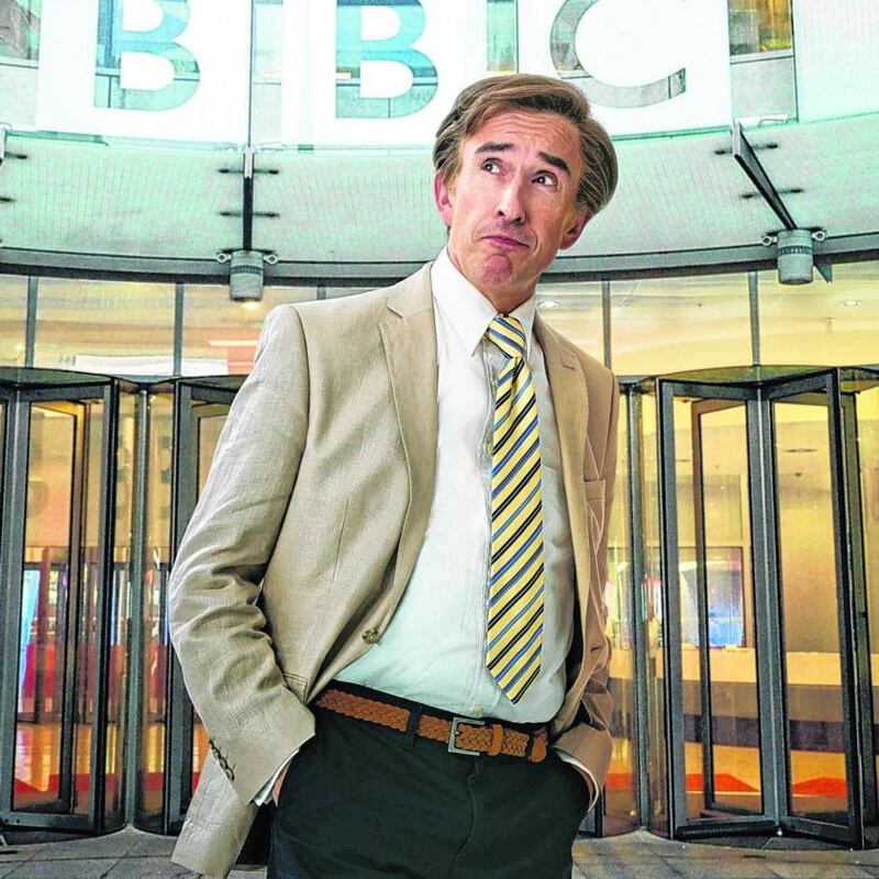Steve Coogan as his character  Alan Partridge. Photograph: Andy Seymour