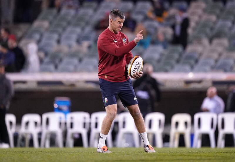 British and Irish Lions assistant coach Johnny Sexton. Photograph: Robbie Stephenson/PA
