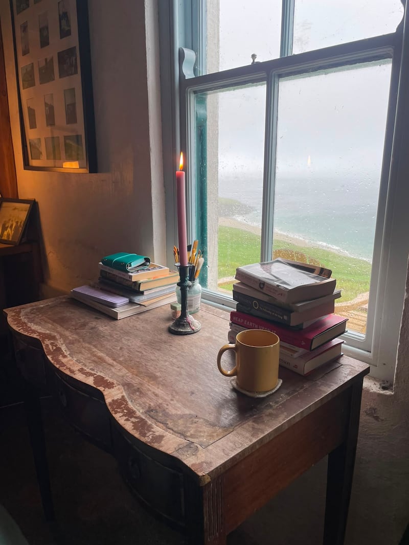 View from the caretaker's cottage on the Great Blasket. Photograph: Aisling Costello