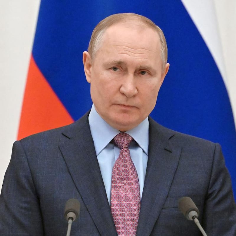 Russia’s President Vladimir Putin. Photograph: Sergei Guneyev/Sputnik/AFP via Getty Images