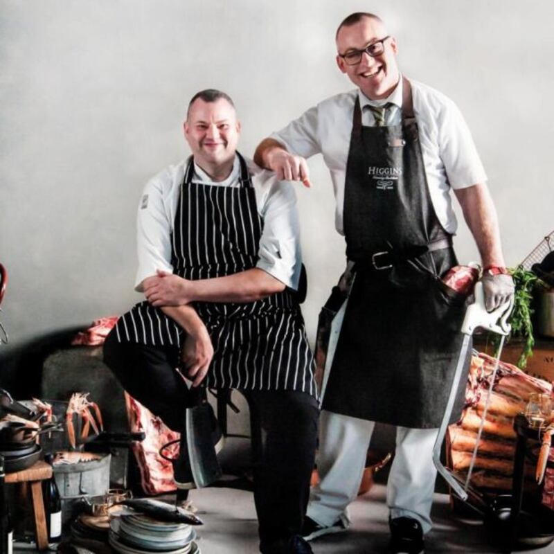 Gaz Smith and Rick Higgins, authors of And For Mains. A second edition of the book has just been printed. Photograph: Katie Quinn