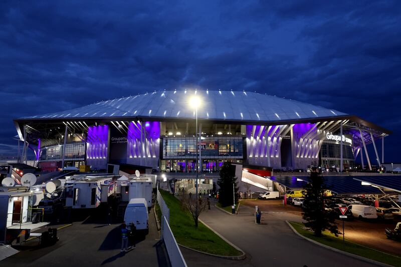 The Champions Cup final will be in Lyon next year. Photograph: Alexander Hassenstein/Getty