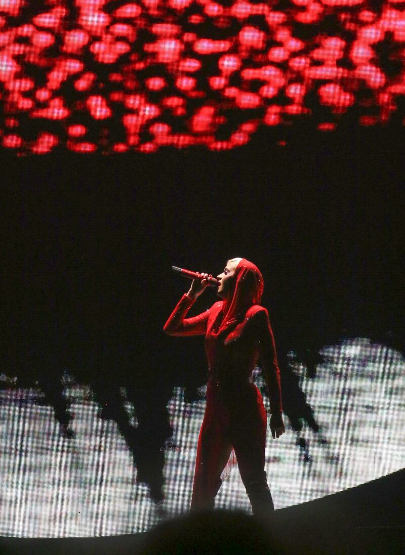 Katy Perry in Auckland, 2018. Photograph: Garry Brandon