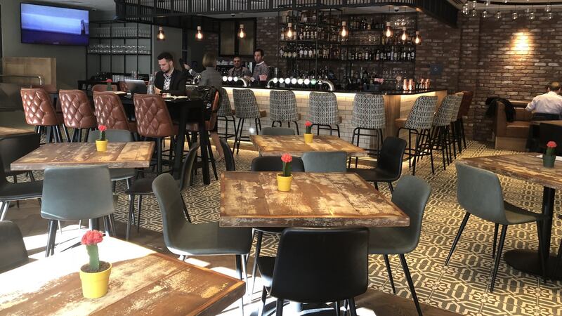 The bar.