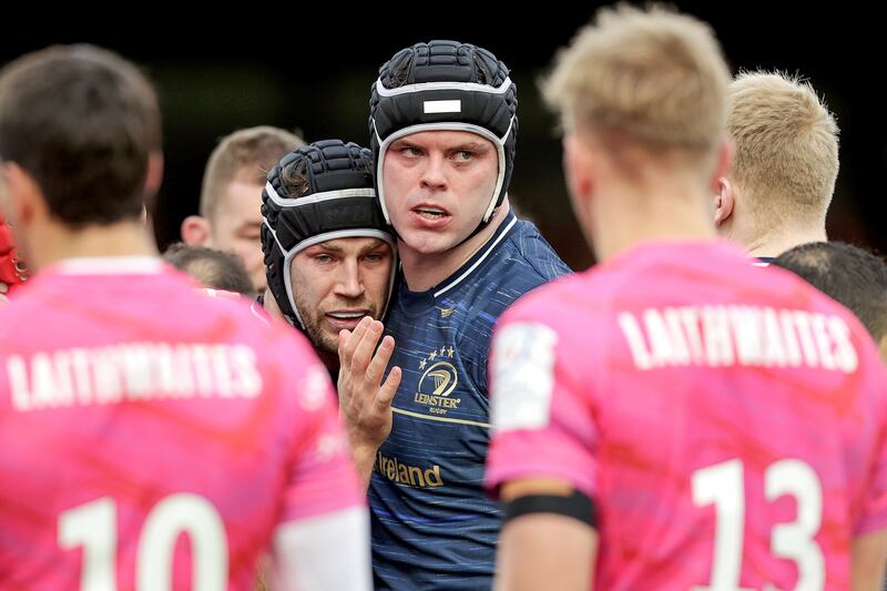 James Ryan's latch played a key role in Caelan Doris' first half score. Photograph: Laszlo Geczo/Inpho