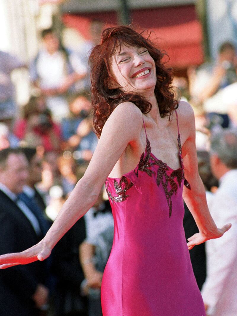 Jane Birkin at the Cannes Film Festival in 2000. Photograph: Toby Melville/PA 