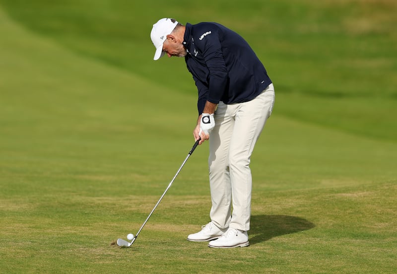 Lee Westwood of England. Photograph: Richard Heathcote/Getty