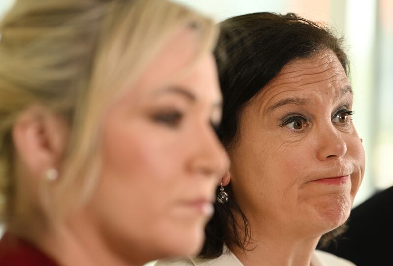 Aoife Moore reaches a marginally more positive judgement of Michelle O'Neill than of Mary Lou McDonald. Photograph: Charles McQuillan/Getty Images