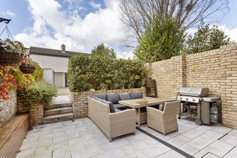 Back garden patio