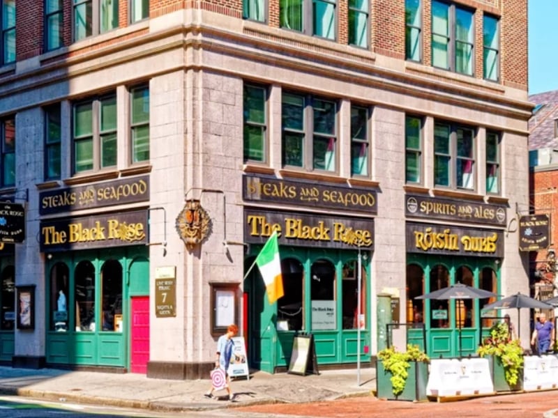 The Black Rose Irish pub in Boston