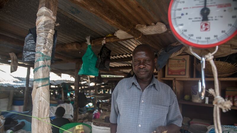 Ramadan Nokrach admitted to raising the price of food, but said it was necessary because of increased transport costs. Photograph: Sally Hayden
