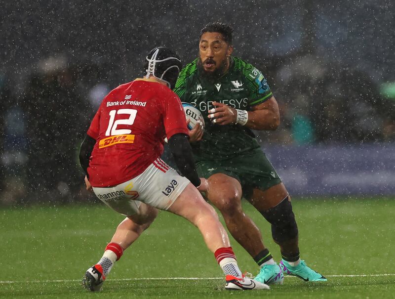 Connacht's Bundee Aki. Photograph: James Crombie/Inpho