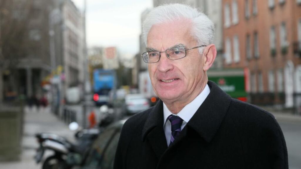 Incoming chairman  of Eirgrid, John O’Connor, arrives at Leinster House yesterday, where he   appeared before the Oireachtas Transport and Communications committee. Photograph: Laura Hutton/Photocall Ireland