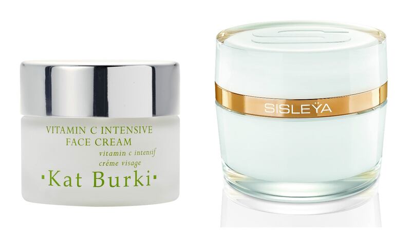 Kat Burki Vitamin C Intensive Face Cream (€100 from Space NK); Sisley Sisleÿa L’Intégral Anti-Age (€360)