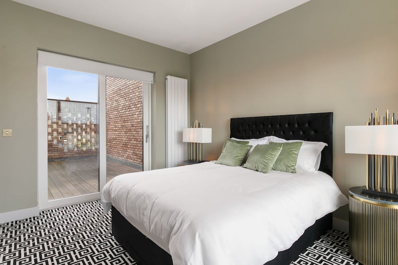 Double bedroom with doors on to terrace