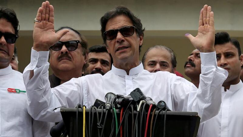 The recent general election, which saw PTI leader Imran Khan run to victory, was marred with reports of journalists being threatened, beaten or abducted.   Photograph: Athit Perawongmetha