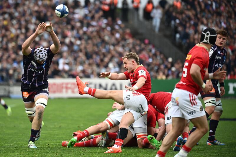 Craig Casey in action against Bordeaux. Photograph: Christophe Archambault/AFP via Getty Images
