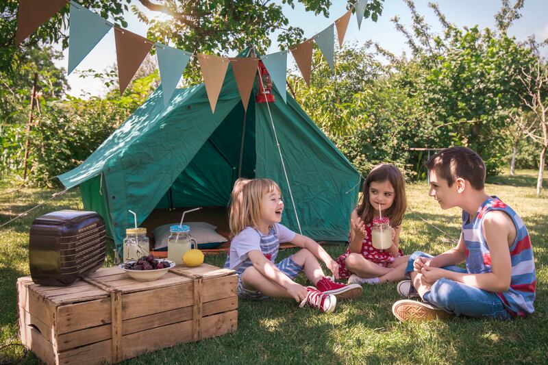 Garden party. Summer fun