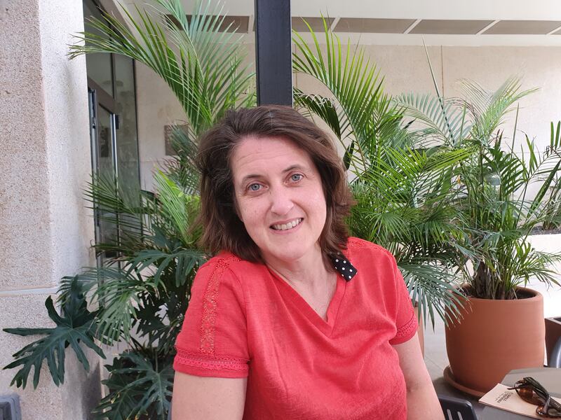 Arlene Harris in Lanzarote. 