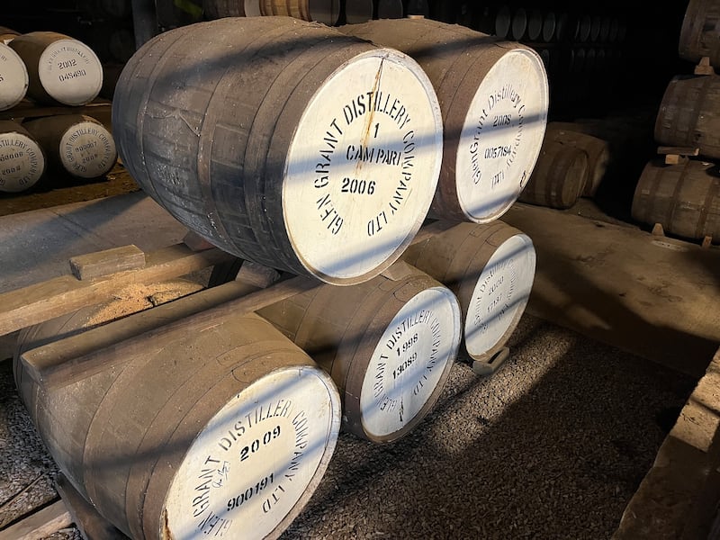 At Glen Grant estate in Rothes, I get a very interesting tour of the manufacturing facilities from a young woman who looks barely old enough to have much experience of drinking the stuff. Photograph: Mark Paul