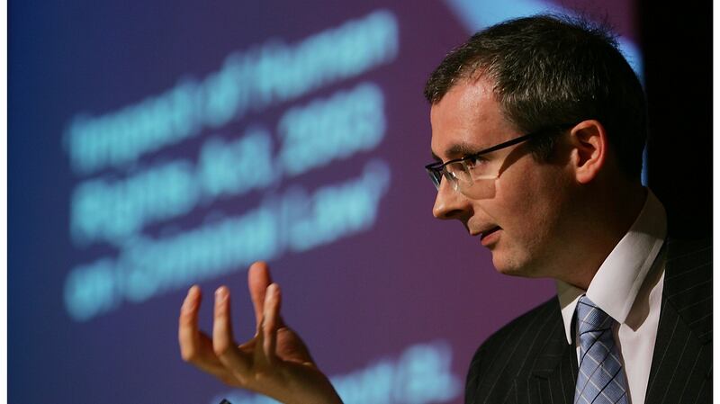 Paul Anthony McDermott  speaking on the subject of Impact of Human Rights Act 2003 at the  7th Annual National Prosecutors’ Conference in Dublin Castle . Photograph: Bryan O’Brien