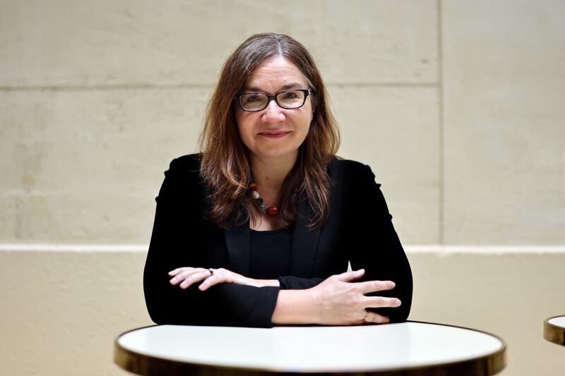 Climate scientist Katharine Hayhoe says there needs to be a balance of positive and negative stories to win public support in the fight against climate change. Photograph: Thomas COEX / AFP via Getty Images