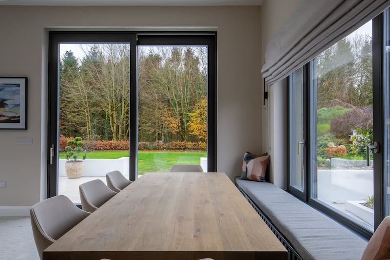 Garden view from the dining area.