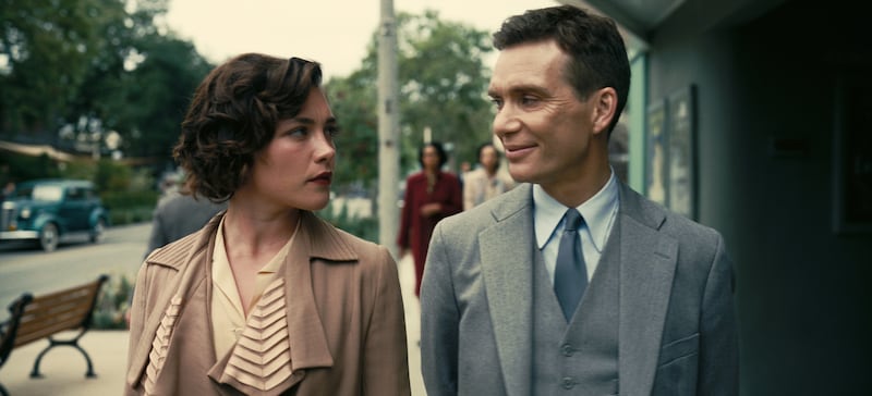 Jean Tatlock is distilled from a real-world intellectual and political influence to a glistening pair of breasts. Photograph: Universal Pictures/PA