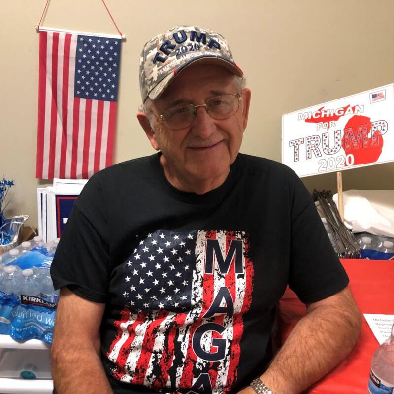 Mark Forton, chair of the Macomb County Republican Party, Michigan. Photograph: Suzanne Lynch