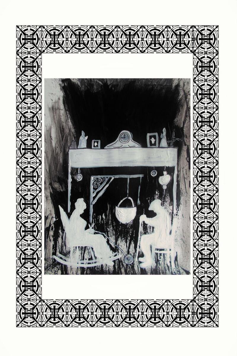 An illustration from Irish Gothic by Steve Lally