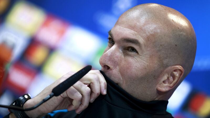 Real Madrid  head coach Zinedine Zidane: “I’m not thinking about my future, I am only thinking about tomorrow’s game.” Photoraph: Gonzalo Arroyo Moreno/Getty Images
